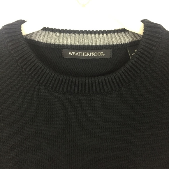 Weatherproof Black Sweater Size M - Picture 3 of 7